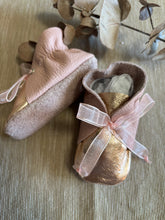 Load image into Gallery viewer, 11cm Lace Bootie - Pink & Rose Gold