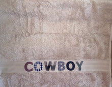 Load image into Gallery viewer, Appliquéd Towel - Cowboy