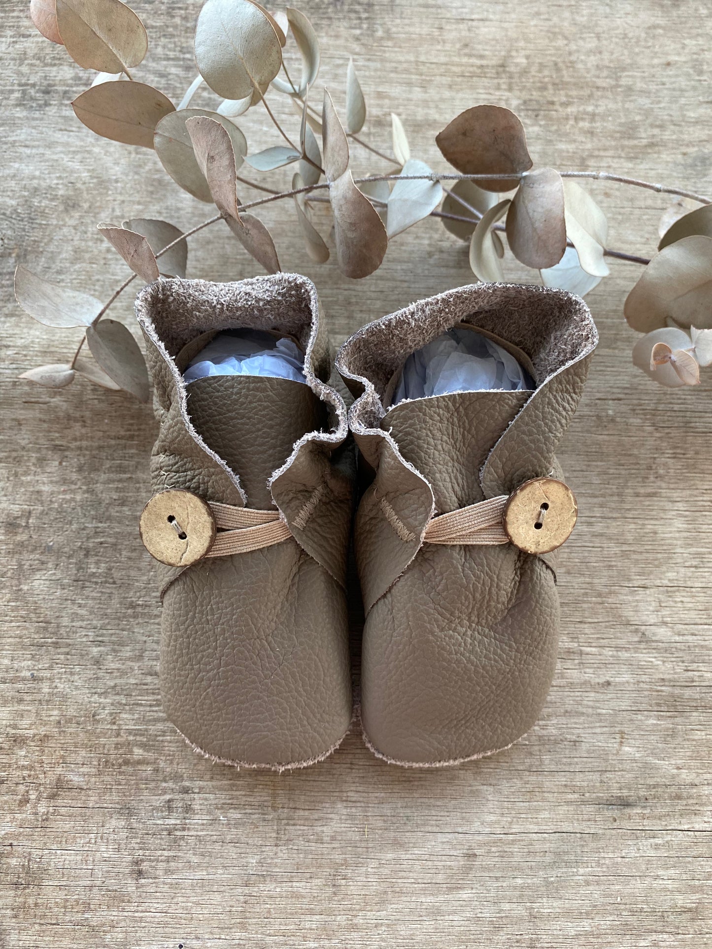 Button Bootie - Mink