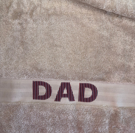 Appliquéd Towel - Dad