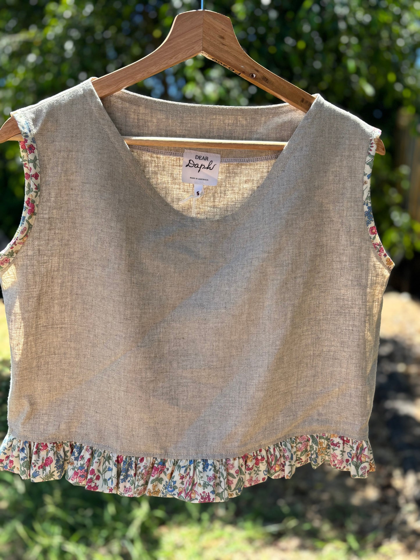 Floral Trim Millie Top