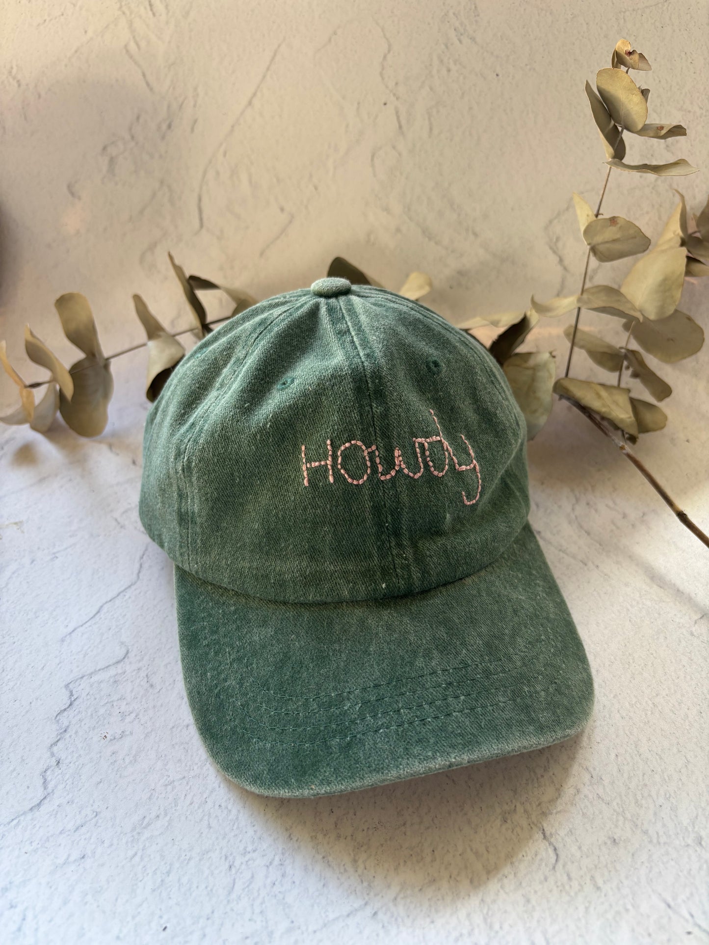 HOWDY Hand Embroidered Children’s Cap