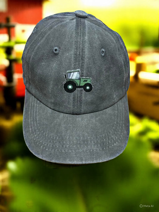 Green Tractor Children’s Cap