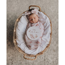 Load image into Gallery viewer, Esther - Snuggle Swaddle &amp; Headband Set
