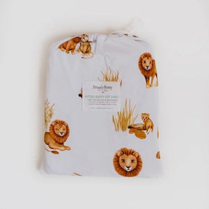 Lion - Fitted Cot Sheet