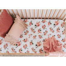 Load image into Gallery viewer, Rosebud - Fitted Cot Sheet
