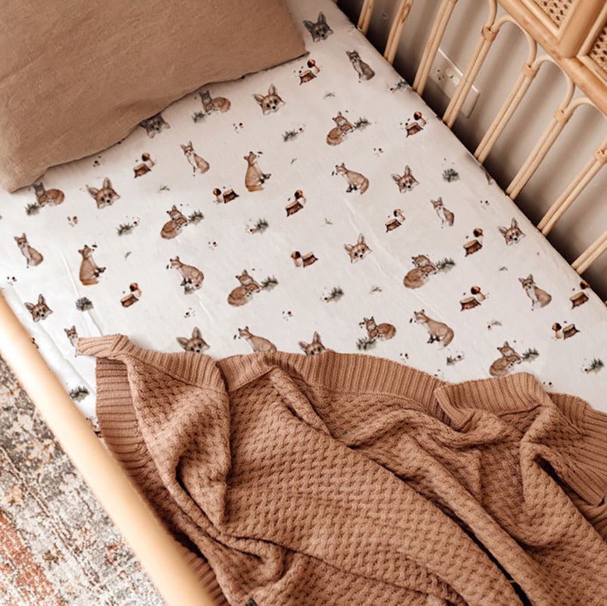 Fox - Fitted Cot Sheet
